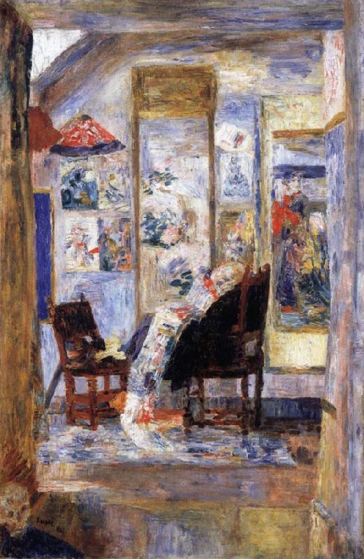 James Ensor Skeleton Looking at Chinoiseries oil painting picture